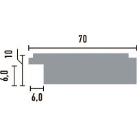 Товар: Багет Decomaster 2400x70x10 мм арт-108-18 - фото 2 Багет Decomaster 2400x70x10 мм арт-108-18 — фото 2, Багеты