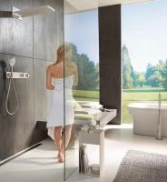 Смеситель для душа Hansgrohe RainSelect с термостатом Белый Хром арт-15357400 — фото 7, Смеситель для душа