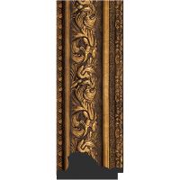 Зеркало Evoform Exclusive 140х60 с фацетом в багетной раме - Виньетка состаренная бронза 109 мм арт-BY 3531 — фото 2, Зеркала в ванную комнату