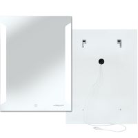 Товар: Зеркало Sanita Luxe Quadro 60 с подсветкой с сенсорным выключателем арт-QDR60SLMRPCS0010 - фото 2 Зеркало Sanita Luxe Quadro 60 с подсветкой с сенсорным выключателем арт-QDR60SLMRPCS0010 — фото 2, Зеркала в ванную комнату