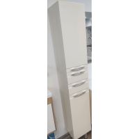 Шкаф пенал SanVit Эдем Lux L 30 Бледно-желтый арт-Эдем Lux 30 L — фото 1, Пеналы для ванной комнаты