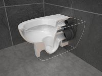 Унитаз Jacob Delafon Odeon Up  без сиденья арт-E4764-00 — фото 6, Подвесные унитазы