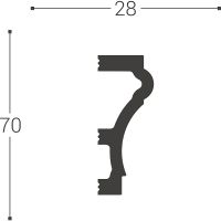 Наличник Bello Deco XPS Н 7 2200x70x28 мм арт-00-00105371 — фото 4, Наличники