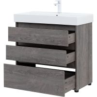 Тумба под раковину Aquanet Nova Lite 85 Дуб рошелье арт-302476 — фото 3, Тумбы под раковину