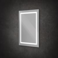 Зеркало BelBagno Kraft 50 с подсветкой Черное с сенсорным выключателем арт-SPC-KRAFT-500-800-SENS-NERO — фото 4, Зеркала в ванную комнату