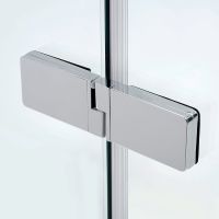 Душевая дверь WasserKRAFT Aller 120 R профиль Хром стекло прозрачное арт-10H05R — фото 3, Распашные душевые двери