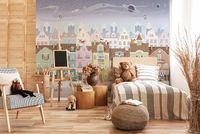 Фреска детская Ortograf Little Friends 34351 Фактура бархат FX Флизелин (4*3) Разноцветный, Мультимедия арт-34351 (бархат FX) — фото 3, Фрески