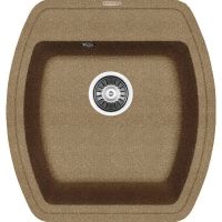 Кухонная мойка Florentina Нире-480 Коричневая арт-20.190.B0480.105 — фото 1, Кухонные мойки
