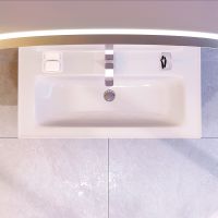 Тумба под раковину AM.PM X-Joy 100 подвесная Черная матовая арт-M85AFHX1002BM — фото 11, Тумбы под раковину