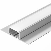 Профиль алюминиевый Arlight встраиваемый Серебристый арт-033688 — фото 1, Профили для светодиодных лент