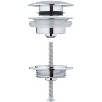 Донный клапан Grohe click-clack Хром арт-65807000 — фото 1, Донные клапаны