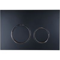 Клавиша смыва Esbano KRG-11MB Черная матовая арт-ESINKRG11MB — фото 1, Кнопки смыва