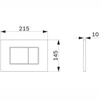 Комплект унитаза с инсталляцией AM.PM Spirit V2.0 FlashClean с сиденьем Микролифт и клавишей смыва Хром глянцевый арт-IS70251.701700MB — фото 15, Комплекты унитаз + инсталляция