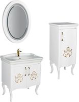 Тумба Creavit Antik 50 Белая с декором арт-AN2115.02.BB — фото 2, Комоды и тумбы для ванной комнаты