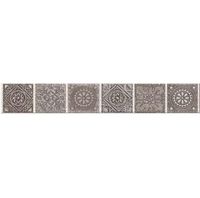 Керамический бордюр Azori Grazia Mocca Nefertiti 6,2х40,5 см арт-585591001 — фото 1, Керамическая плитка