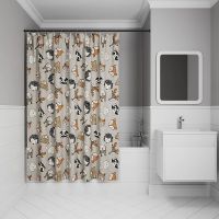 Товар: Штора для ванны Iddis Decor 180х200 Серая арт-BA02P18i11 - фото 2 Штора для ванны Iddis Decor 180х200 Серая арт-BA02P18i11 — фото 2, Шторы для ванной