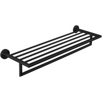 Полка для полотенец Nofer Niza Черная арт-16853.N — фото 1, Полки для полотенец