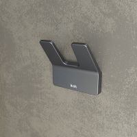 Двойной крючок Iddis Slide Графит матовый арт-SLIGM20i41 — фото 2, Крючки для полотенец