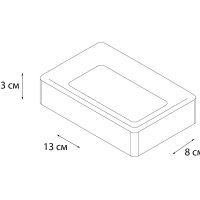 Мыльница Fixsen Text Черный Белый арт-FX-230-4 — фото 2, Мыльницы