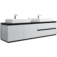 Товар: Тумба с раковиной Orans BC-6023-1800 180 подвесная Белая глянцевая арт-60231800 - фото 2 Тумба с раковиной Orans BC-6023-1800 180 подвесная Белая глянцевая арт-60231800 — фото 2, Тумбы с раковиной