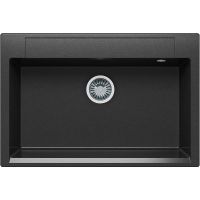 Товар: Кухонная мойка Polygran Argo-760 №16 Черная арт-575882 - фото 1 Кухонная мойка Polygran Argo-760 №16 Черная арт-575882 — фото 1, Кухонные мойки