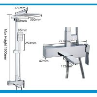 Душевая система Gappo Хром арт-G2418 — фото 15, Душевые стойки