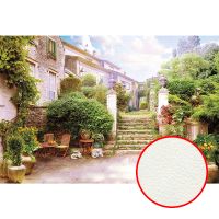 Фреска Ortograf Городской пейзаж 6521 Фактура флок FLK Флизелин (4*2,7) Бежевый/Зеленый, Город/Пейзаж арт-6521 (флок FLK) — фото 1, Фрески