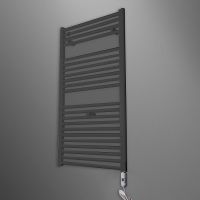 Электрический полотенцесушитель Irsap Ares 580x1118 Черный матовый арт-EIM058IK1IR01NNN — фото 1, Электрические полотенцесушители