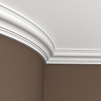 Карниз гибкий Европласт 1.50.129 2000x86x75 мм арт-1.50.129 (гибкий) — фото 2, Карнизы