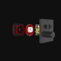 Смеситель для душа Vincea с термостатом Вороненая сталь арт-VSCV-321TGM — фото 4, Смеситель для душа