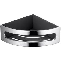 Товар: Полка корзина Keuco Elegance New 11657 010001 угловая Хром Антрацит арт-11657010001 - фото 1 Полка корзина Keuco Elegance New 11657 010001 угловая Хром Антрацит арт-11657010001 — фото 1, Полки для ванной и душа