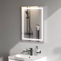 Зеркало AM.PM Gem 55 с подсветкой с механическим выключателем арт-M91AMOX0553WG — фото 4, Зеркала в ванную комнату