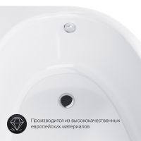 Акриловая ванна AM.PM Like 170x110 L без гидромассажа арт-W80A-170L110W-A — фото 9, Акриловые ванны