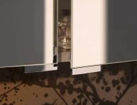 Зеркальный шкаф Keuco Royal Universe 80 с подсветкой Серебристый арт-12703171301 — фото 3, Зеркальные шкафы в ванную