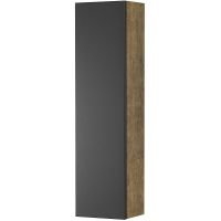 Подвесной шкаф Aquaton Терра 24 Дуб кантри Антрацит арт-1A247403TEKA0 — фото 1, Шкафы для ванной