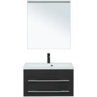 Комплект мебели для ванной Aquanet Верона 75 подвесной Черный матовый арт-287638 — фото 2, Комплекты мебели для ванной