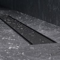 Душевой лоток AM.PM PrimeFlow 70 с Черной матовой решеткой / под плитку Tile арт-W02SC-U11-070-04BM — фото 9, Душевые лотки