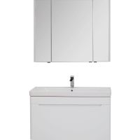 Комплект мебели для ванной Aquanet София 105 подвесной Белый арт-203651 — фото 1, Комплекты мебели для ванной