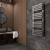 Водяной полотенцесушитель Terminus Рид П16 500х1200 Хром, нижнее подключение, G 1/2" ВР, с комплектом вентилей арт-4670078513458 — фото 3, Водяные полотенцесушители