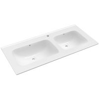 Раковина Grossman 100 двойная Белая арт-GR-3040-2 — фото 1, Раковины встраиваемые сверху