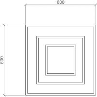 Кессон Европласт 600x65x600 мм арт-1.57.002 — фото 2, Колонны