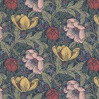 Обои RASCH Salisbury Флизелин (0,53*10,05) Разноцветный, Цветы арт-552577 — фото 1, Обои для стен