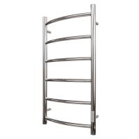 Электрический полотенцесушитель Point Афина П6 400x800 диммер справа Хром арт-PN04848 — фото 2, Электрические полотенцесушители