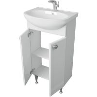 Тумба под раковину 1MarKa Story 45Н Белый глянец арт-У99313 — фото 2, Тумбы под раковину