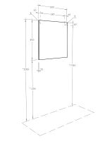 Зеркало Aquaton Рико 80 Белое арт-1A216502RI010 — фото 2, Зеркала в ванную комнату