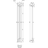 Товар: Электрический полотенцесушитель Point Фрея П2 100x1200 диммер слева Черный арт-PN20712B - фото 3 Электрический полотенцесушитель Point Фрея П2 100x1200 диммер слева Черный арт-PN20712B — фото 3, Электрические полотенцесушители