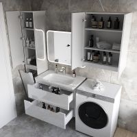 Тумба под раковину WellWant Riviera 80 подвесная Белый глянец антискрейтч арт-WWTRMW842W — фото 5, Тумбы под раковину