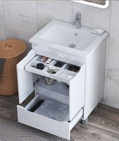 Тумба под раковину Vigo Grani 60 tn. Белая арт-tn.GRI.ELI.60.2D.1Y — фото 3, Тумбы под раковину