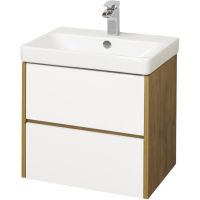 Тумба под раковину Aquaton Сканди 70 подвесная Белый Дуб рустикальный арт-1A251801SDZ90 — фото 1, Тумбы под раковину