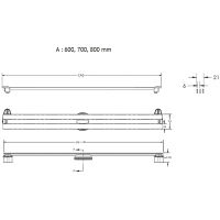 Товар: Душевой лоток Berges Super Slim 800 с Черной матовой решеткой арт-095154 - фото 10 Душевой лоток Berges Super Slim 800 с Черной матовой решеткой арт-095154 — фото 10, Душевые лотки